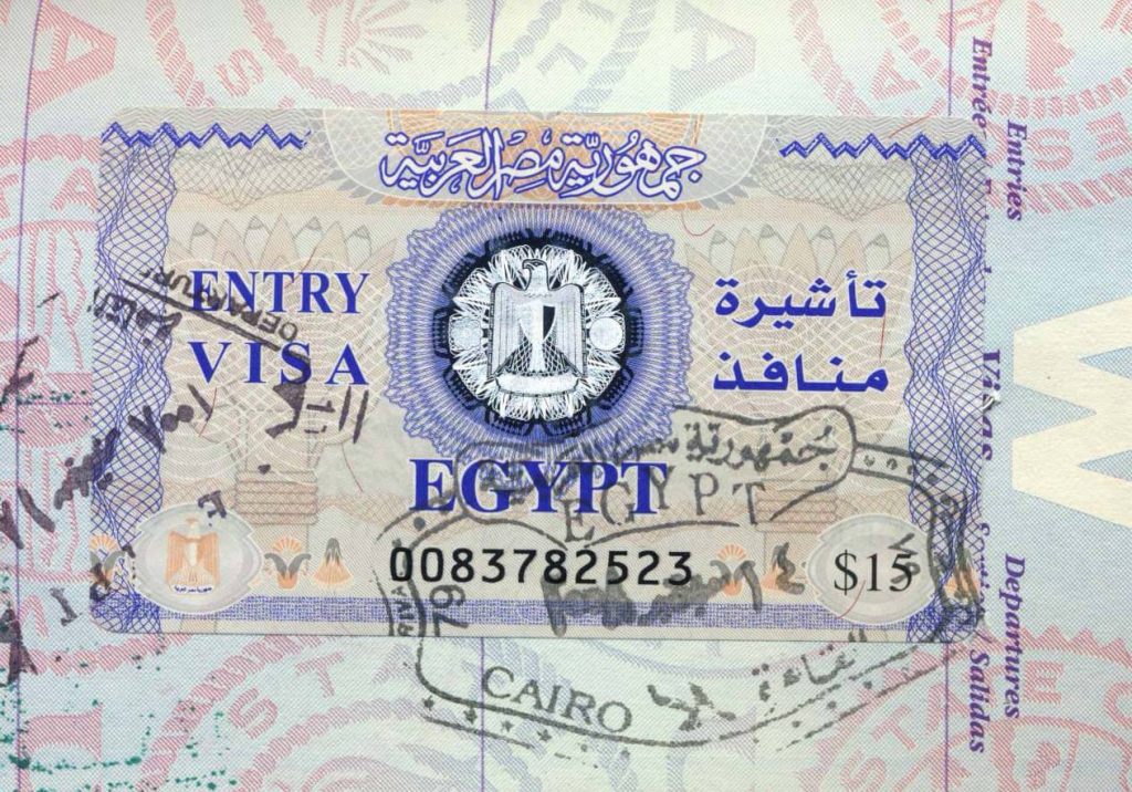 kinh nghiệm xin Visa Ai Cập tự túc