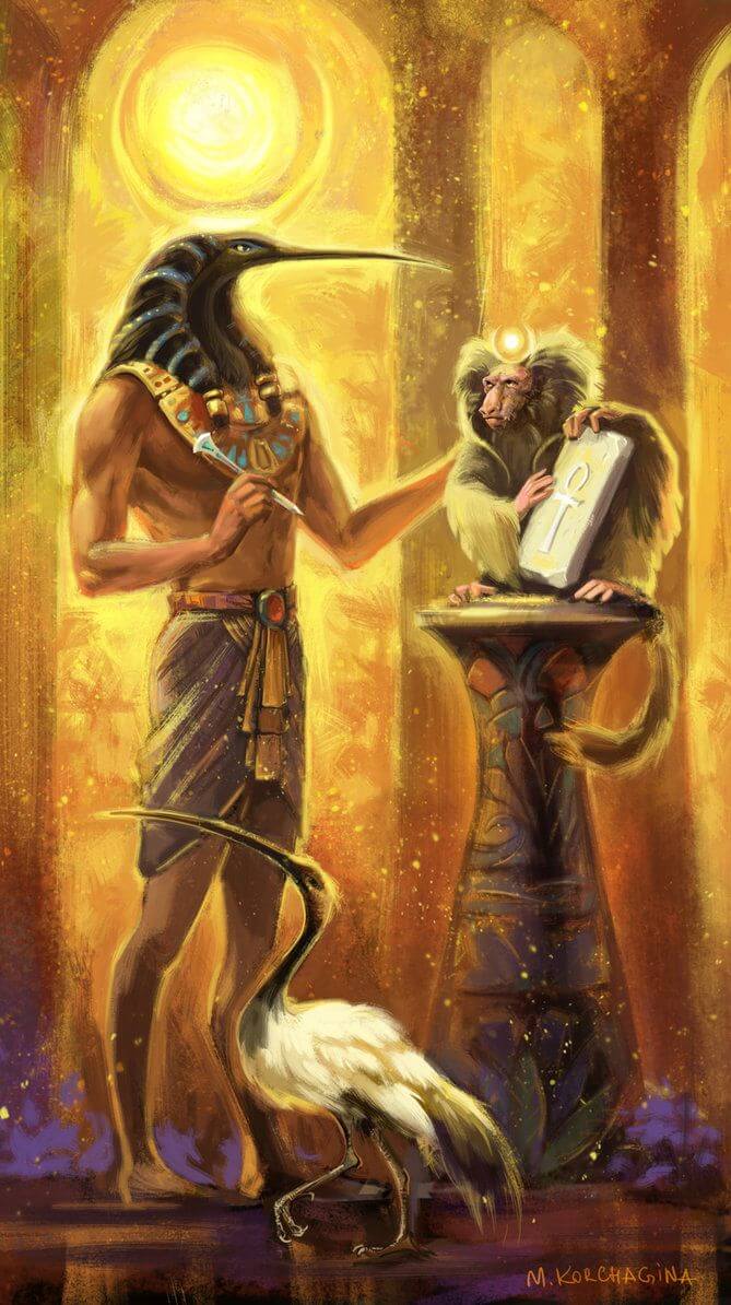 Thoth - Thần tri thức và thông thái
