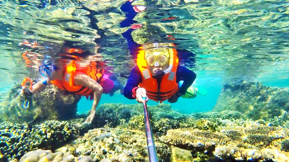 Lặn biển ngắm san hô hoạt động thú vị khi du lịch đảo Bình Ba