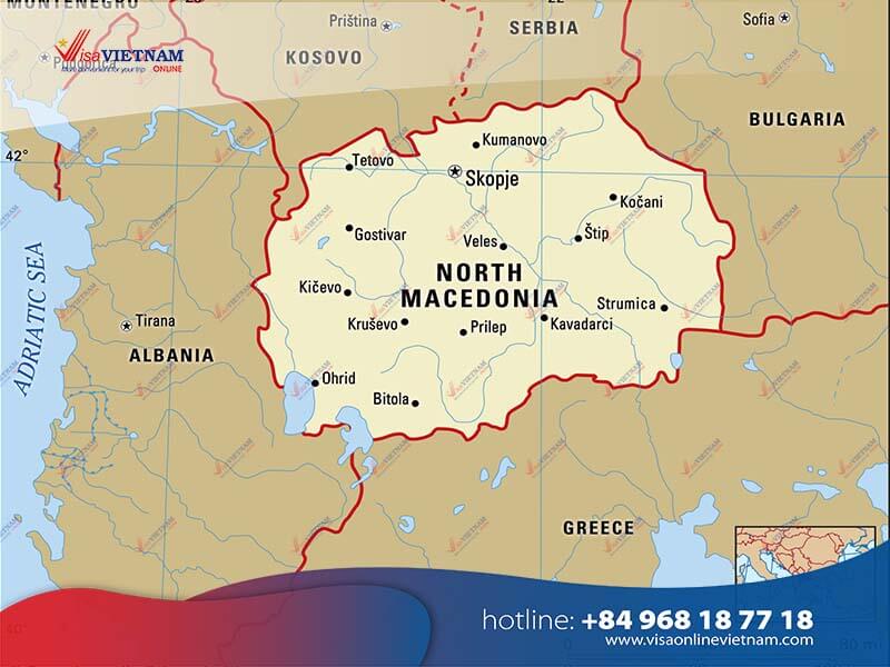 How to get Vietnam visa from North Macedonia?